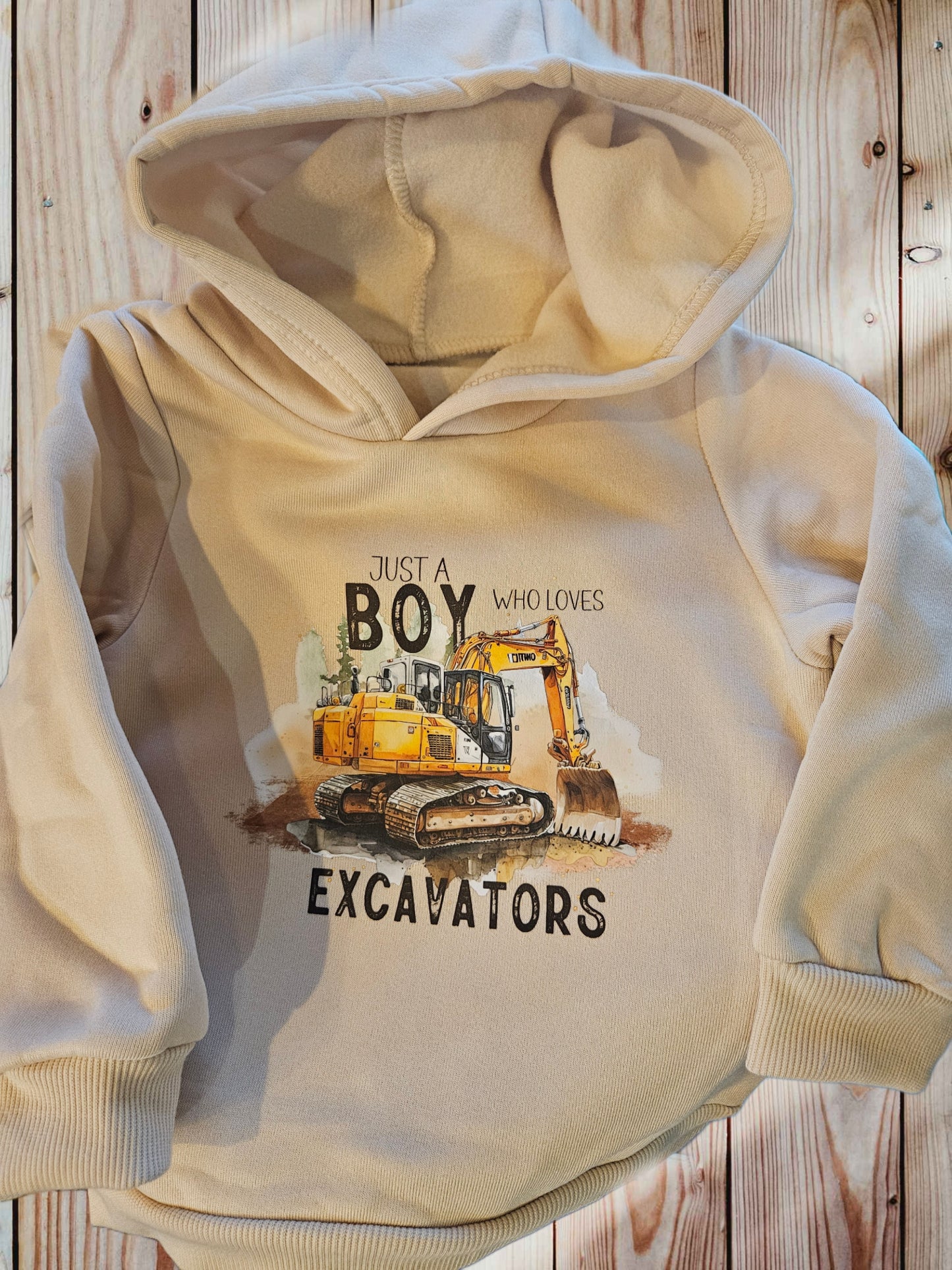 Just A Boy Who Loves Escalators Hooded Sweater