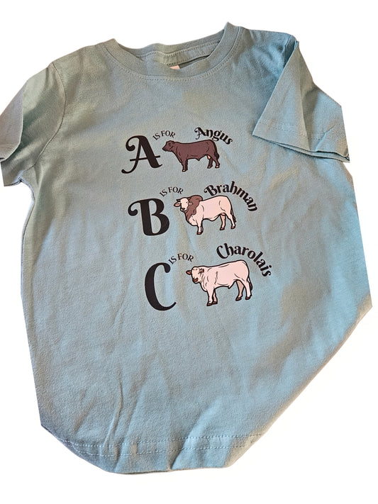 ABC T-Shirt Cow Style