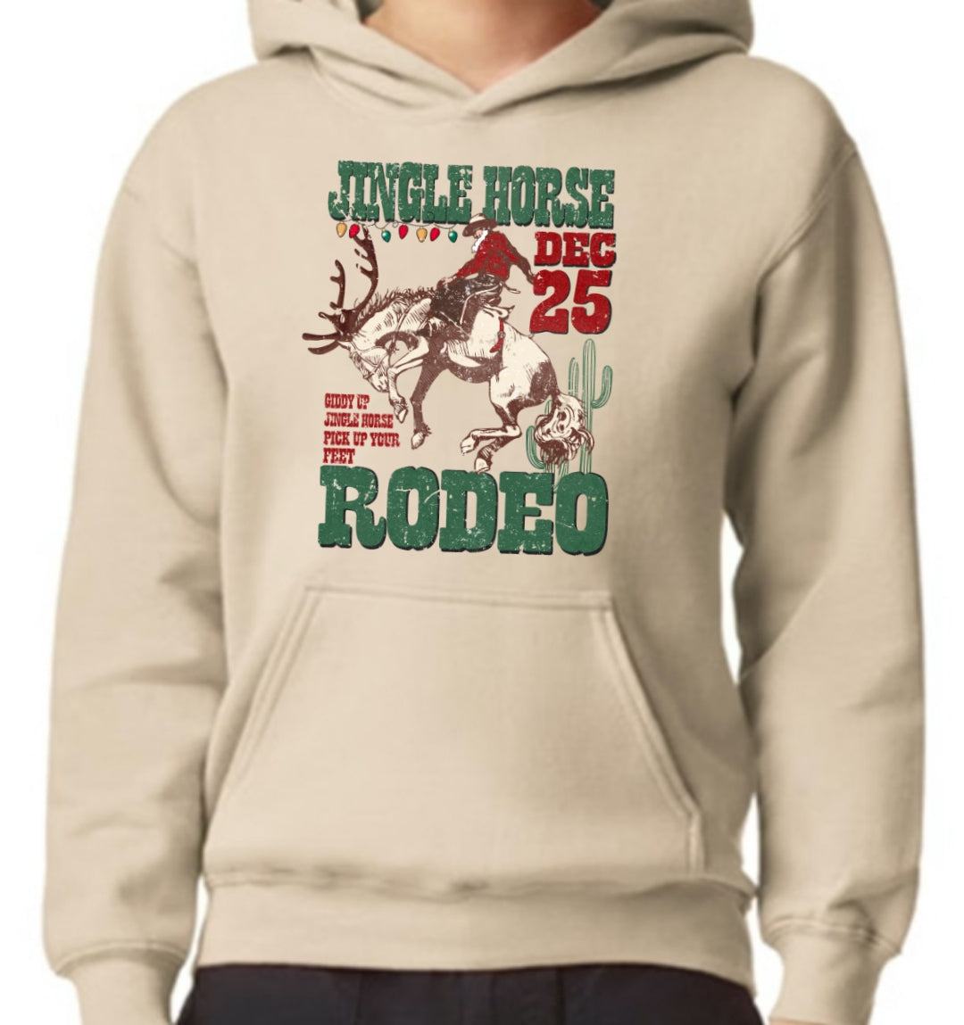 Jingle Horse Rodeo Christmas Sweatshirt