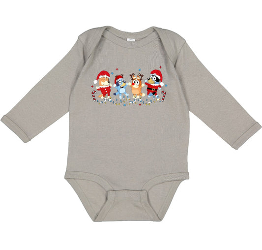 Infant Bluey Christmas Onesie