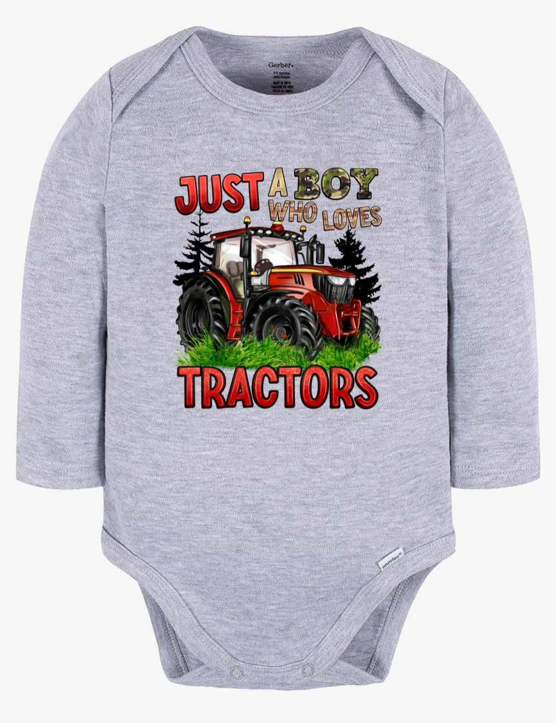Just A Boy Who Loves Tractors  IH