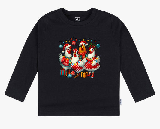 Christmas Chicken Longsleeve or T-Shirt