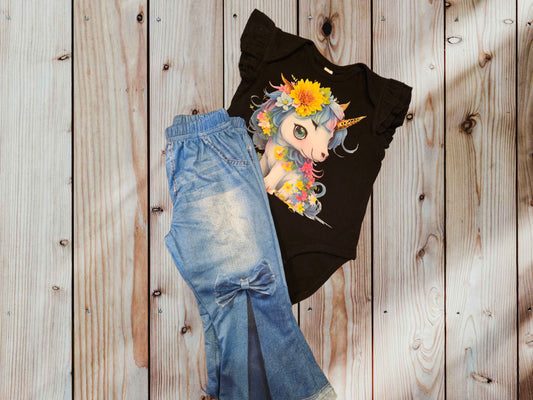 Unicorn Black Shirt