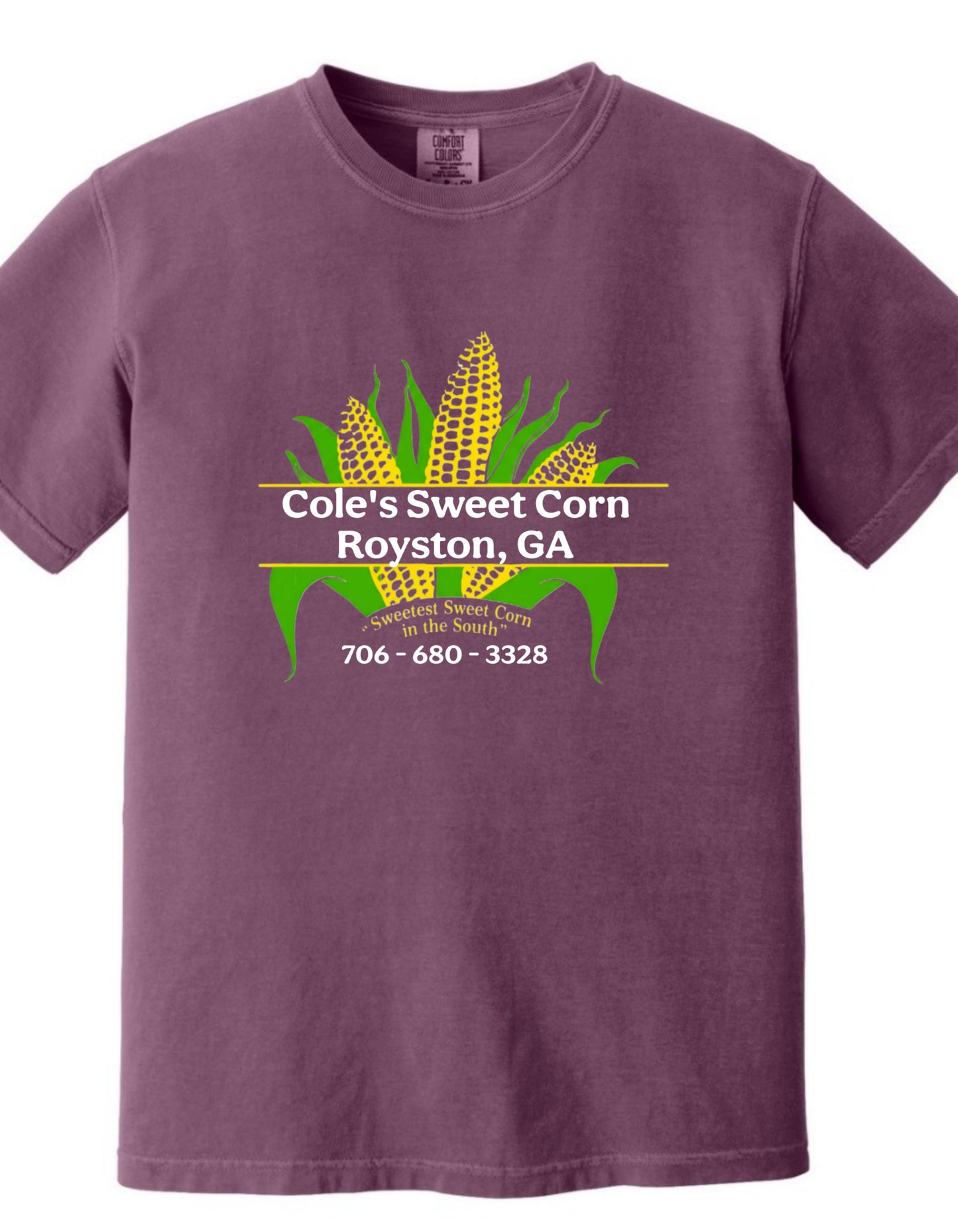Cole's Sweet Corn T-Shirt Comfort Colors 1717 T-Shirt