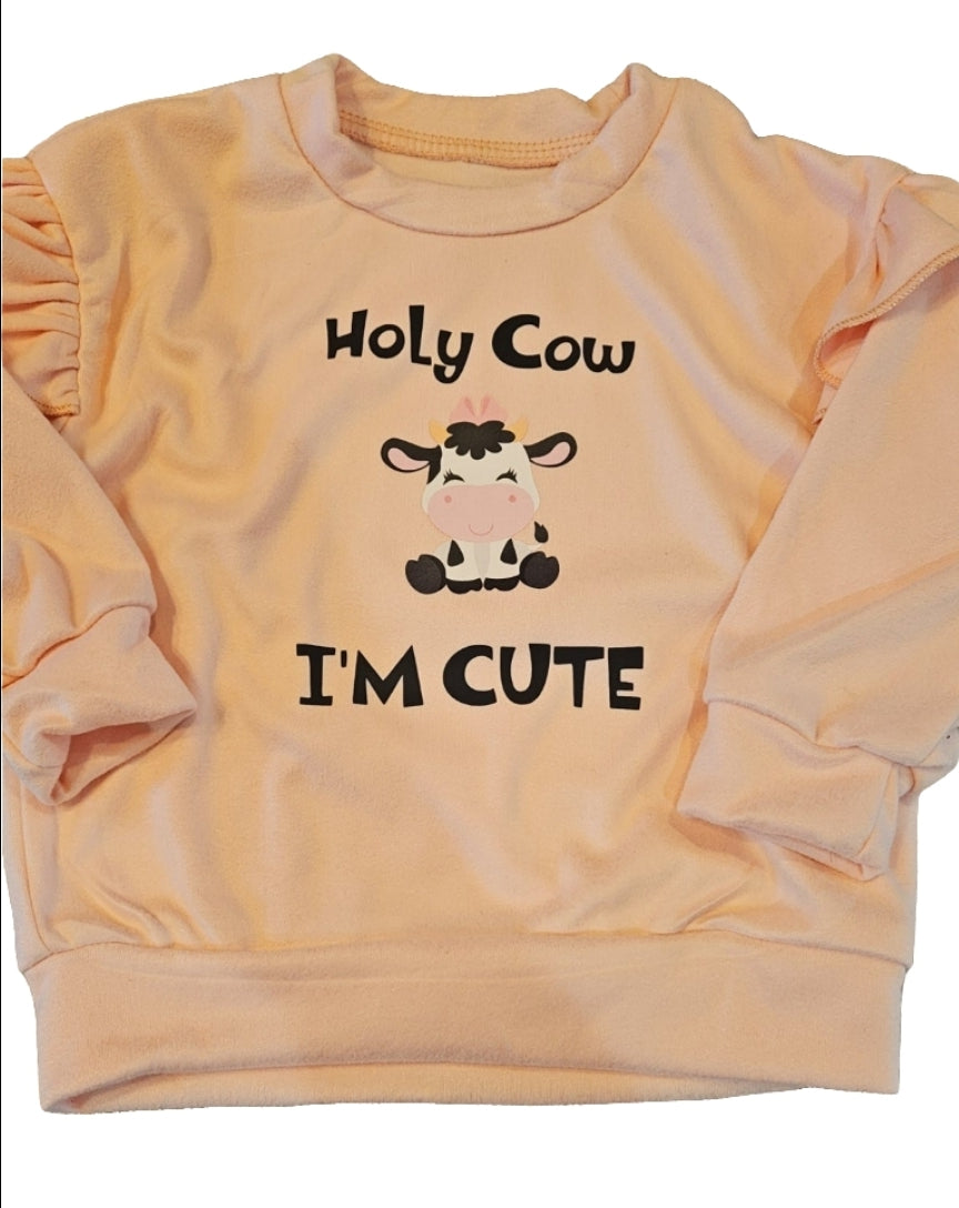 Holy Cow I'm Cute - Holstein Cow / Legging Set