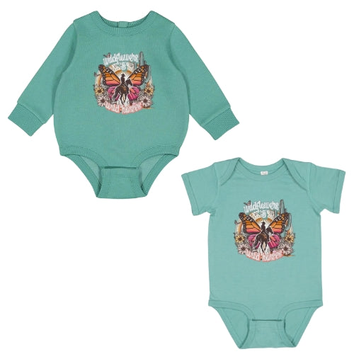 Wildflower & Wild Horses Onesie