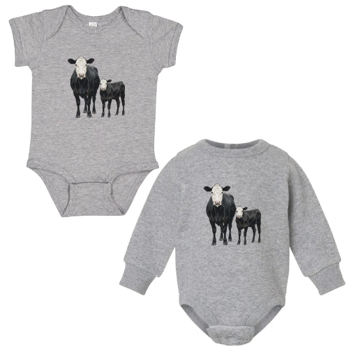 Angus Cow & Calf Onesie