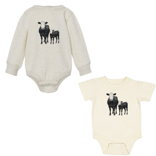 Angus Cow & Calf Onesie