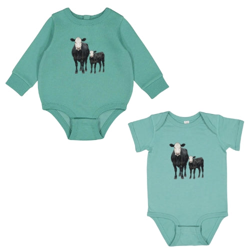 Angus Cow & Calf Onesie