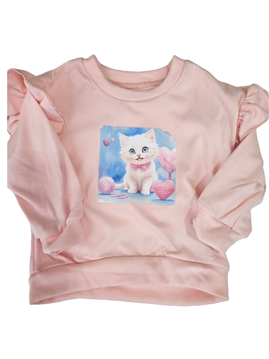 Kitten Flutter Sleeve Sweater