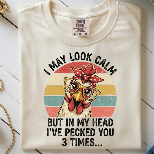 Funny Chicken T-shirt Western/Rustic