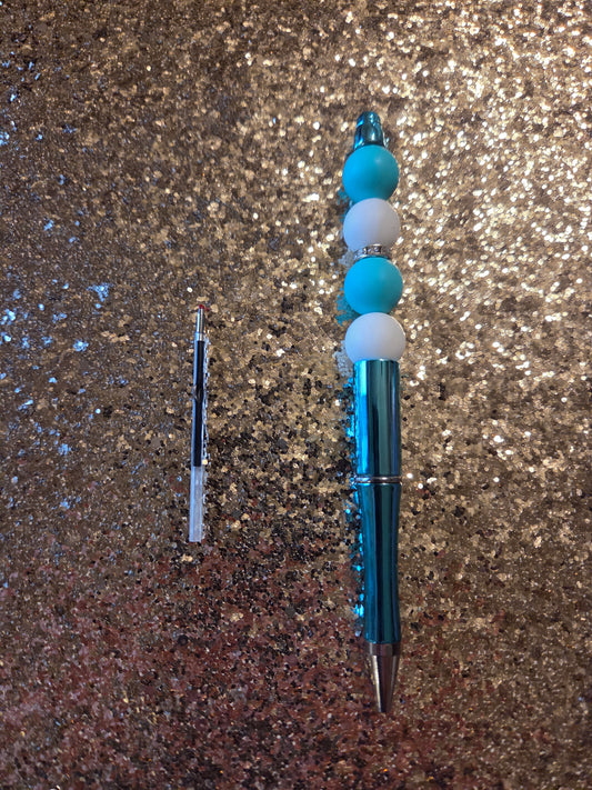 Blue Pen with one Ink Refill
