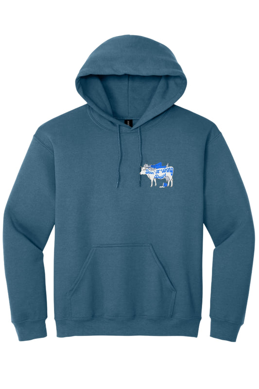 Doing It Wrong Dairy Blue Hoodie