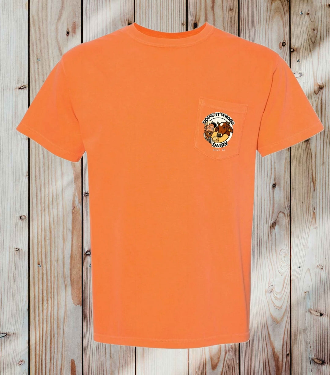 Comfort Colors 6030CC Pocket T - Doing it Wrong Dairy Apparel