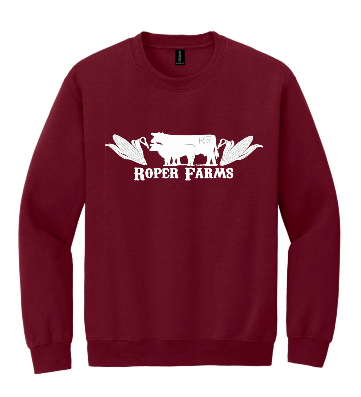 Roper Farms Crewneck - White Logo