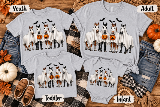 Horse Ghost Halloween Top