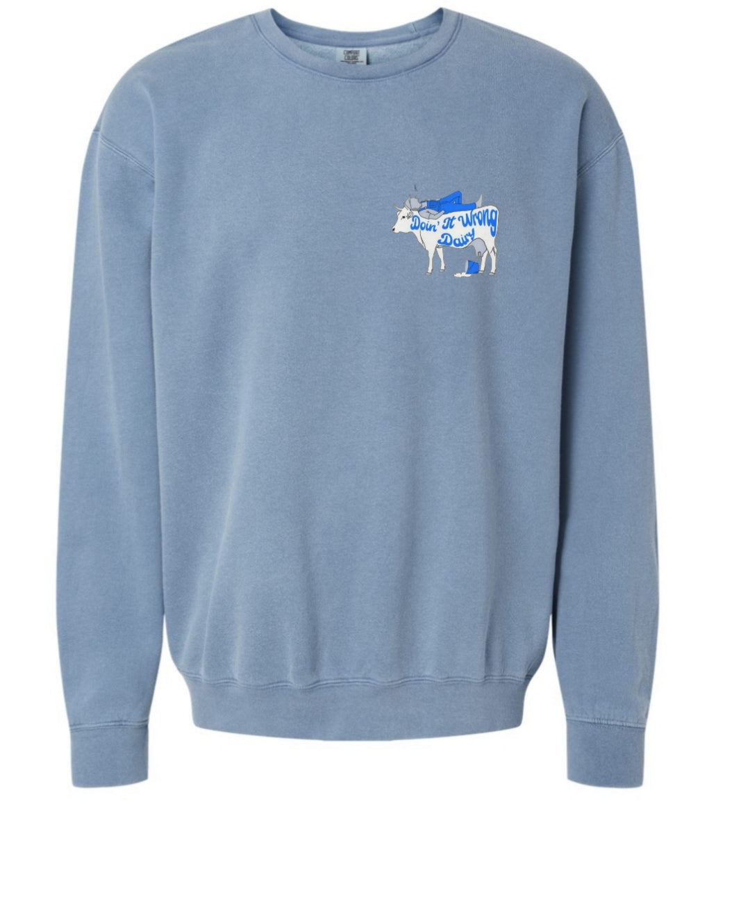 Doing it Wrong Dairy,Blue Logo