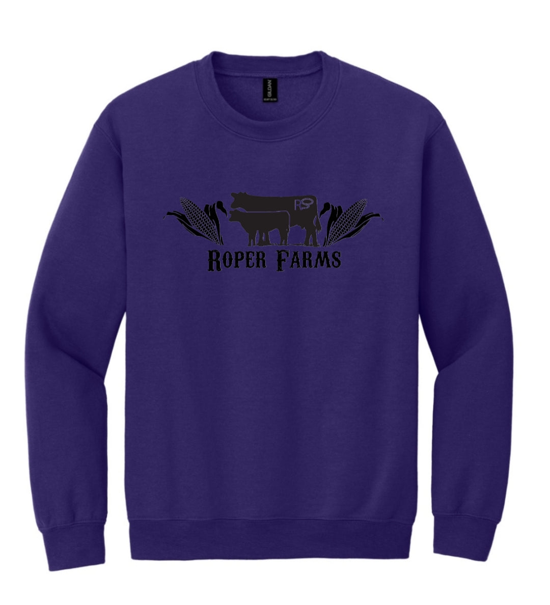 Roper Farms Crewneck - Black Logo
