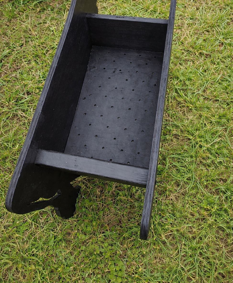 Dairy Cow Wood Decor Flower Planter