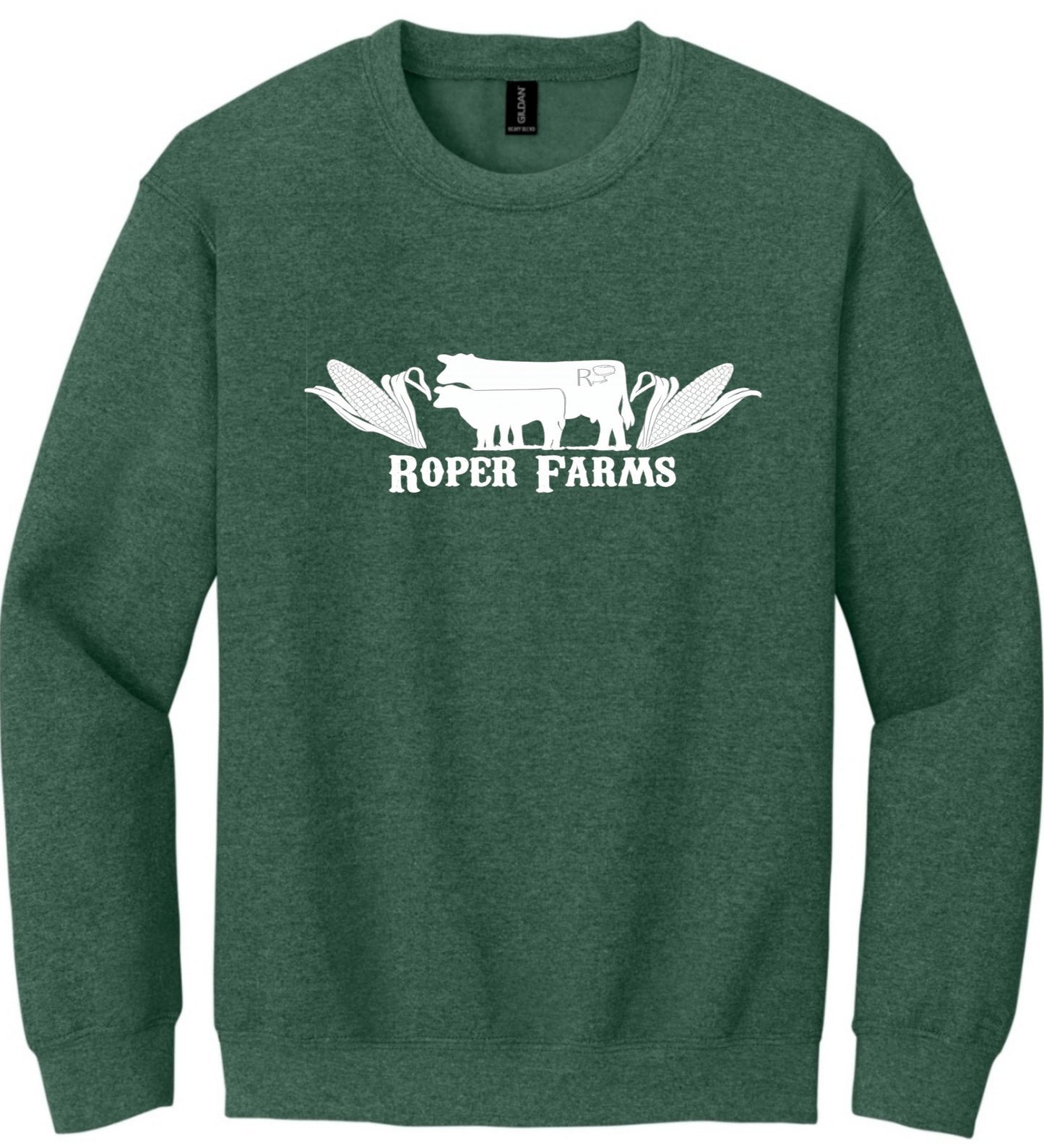Roper Farms Crewneck - White Logo