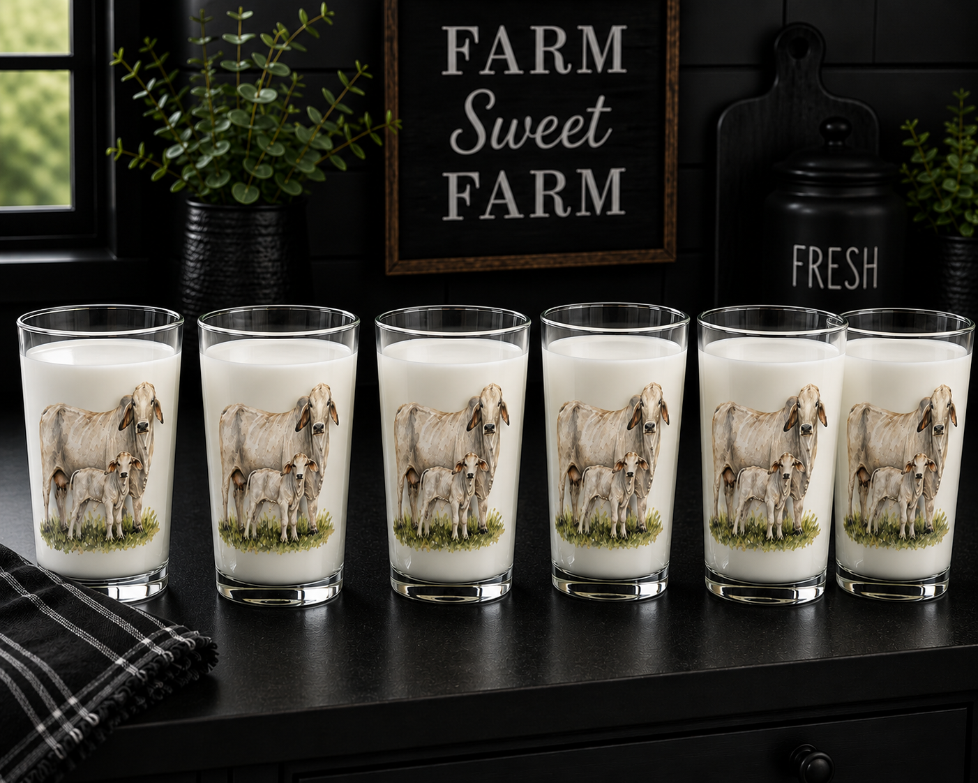 Brahman Drinking Glass