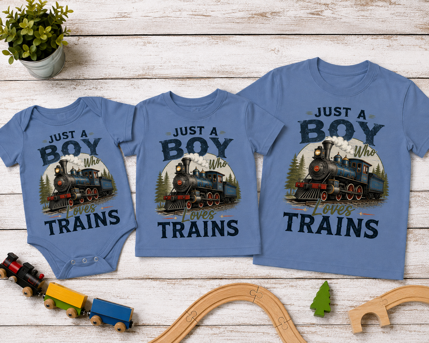 Just A Boy Who Loves Trains