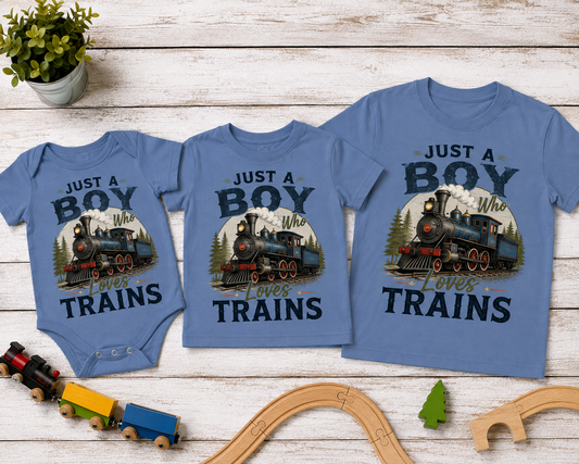 Just A Boy Who Loves Trains