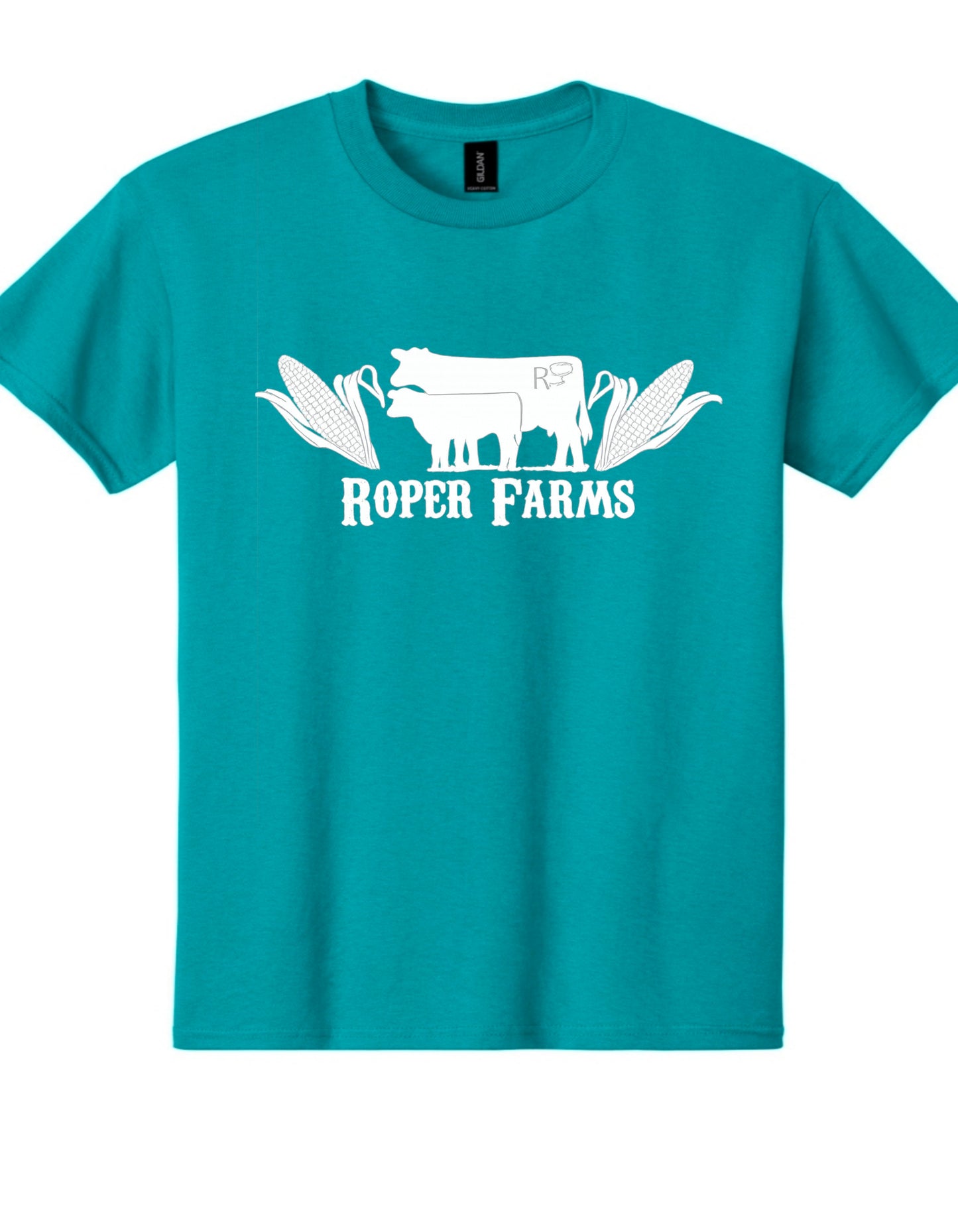 Roper Farms Gildan T-Shirt - White Logo