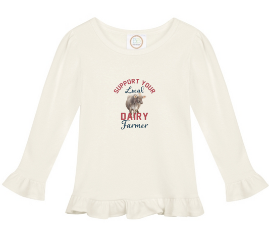 Support Your Local Dairy Farmer Longsleeve