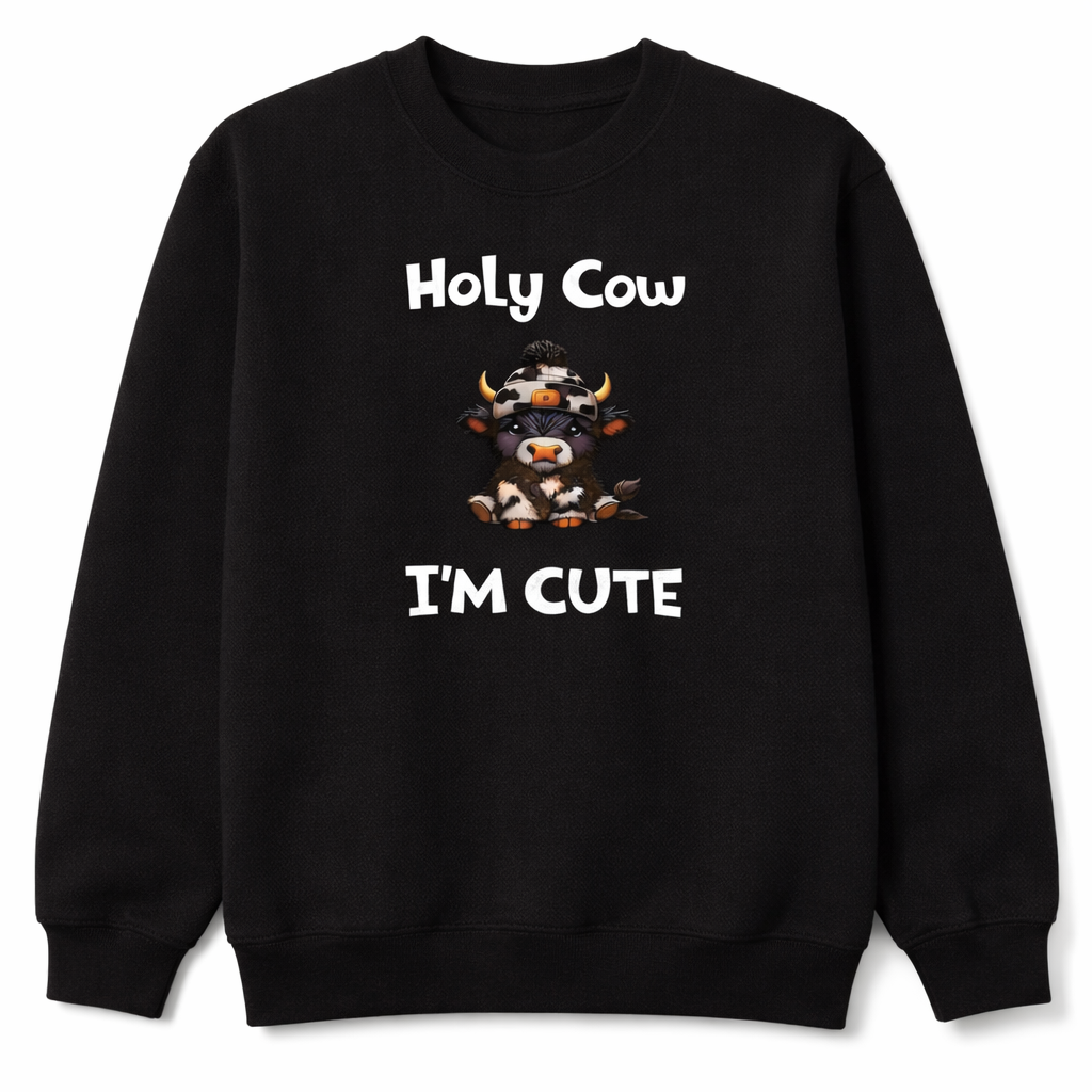 Holy Cow I'm Cute Youth/Adult Sweater