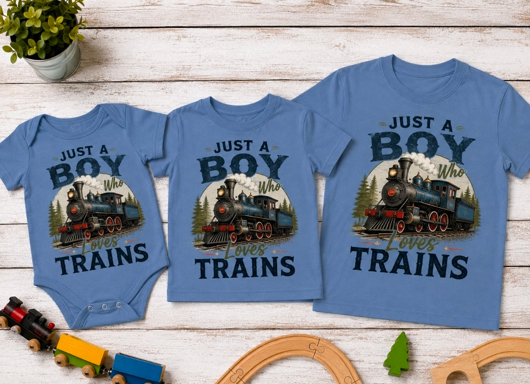 Just A Boy Who Loves Trains