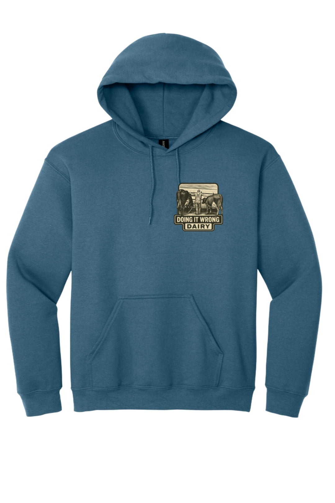 Doing It Wrong Dairy Blue Hoodie