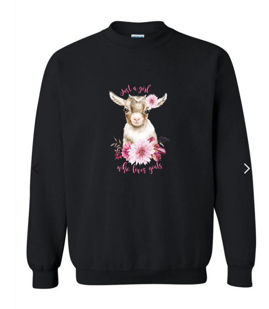 Women's Sweater - Just a Girl that Loves Goats