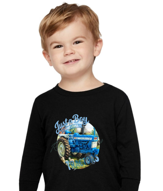 Just A Boy Who Loves Tractors 🚜 💙