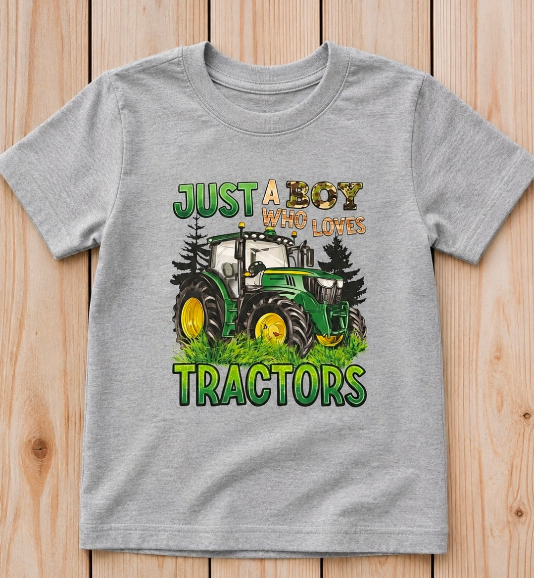 Just A Boy Who Loves Tractors (John Deere)