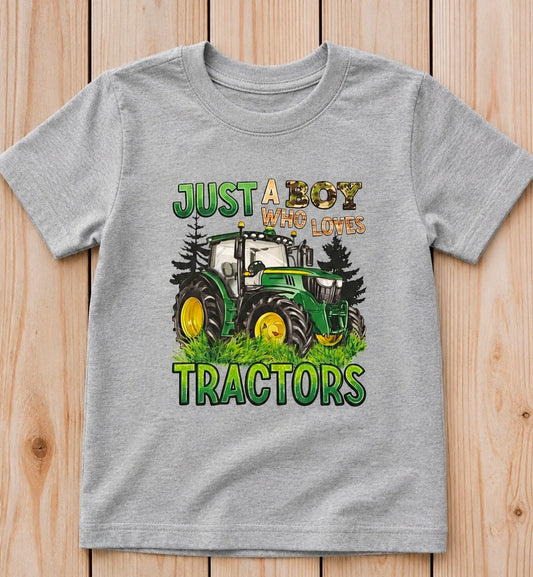Just A Boy Who Loves Tractors (John Deere)