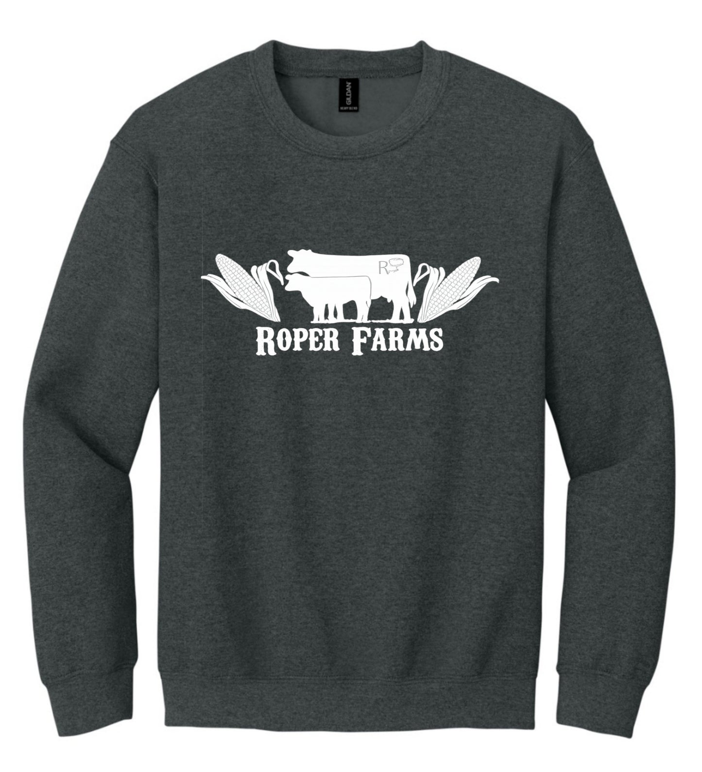 Roper Farms Crewneck - White Logo