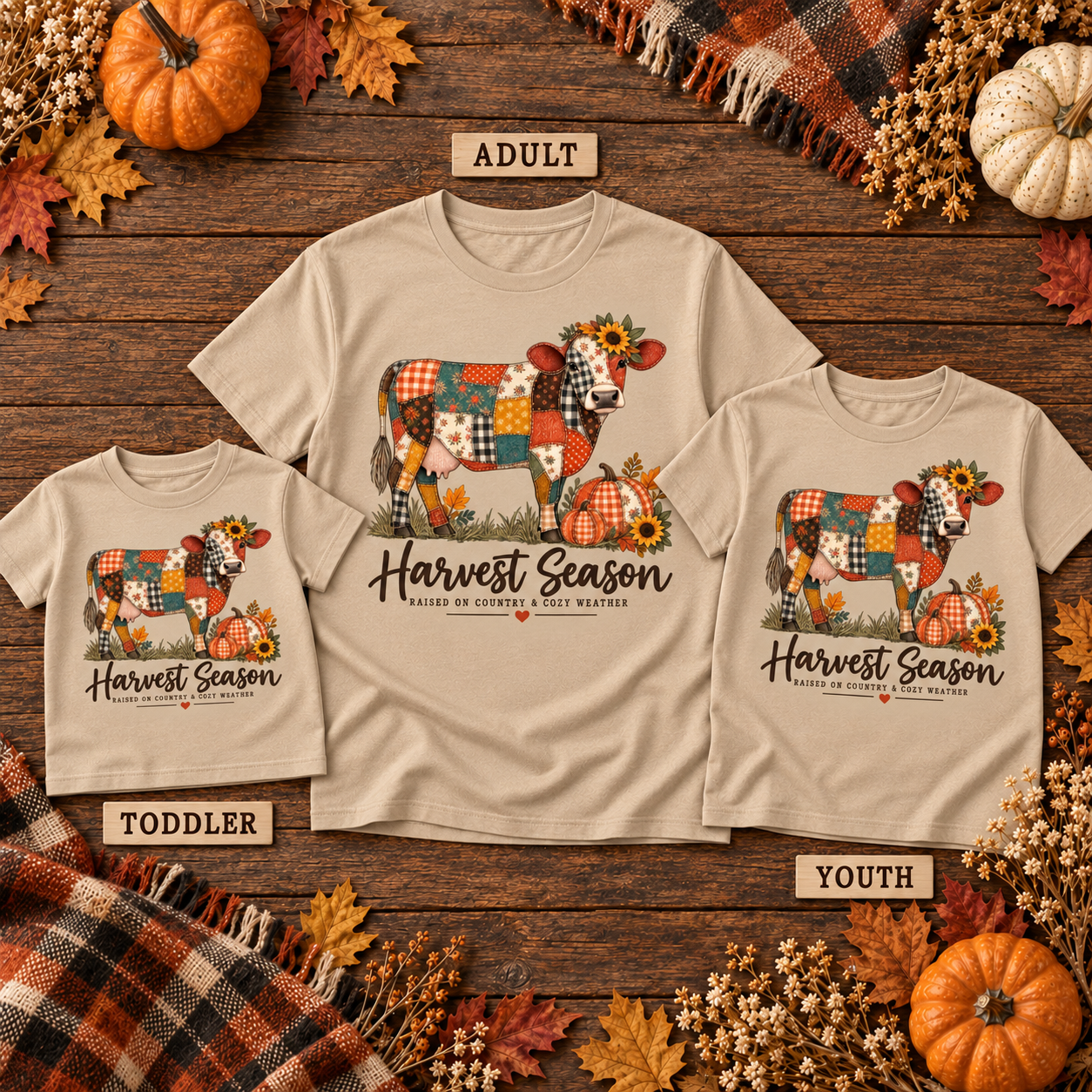 Fall Harvest Season Sweater/ T-Shirt