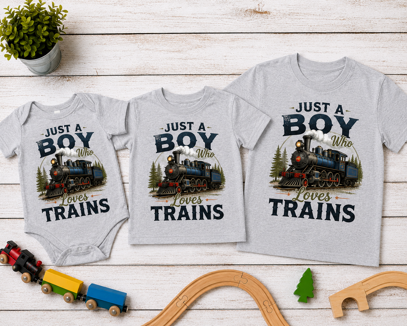 Just A Boy Who Loves Trains