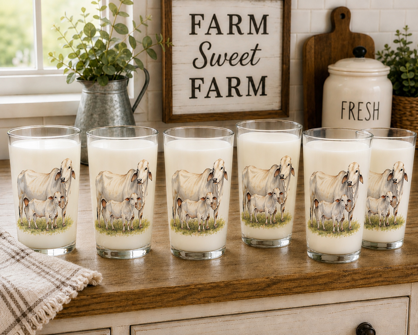 Brahman Drinking Glass