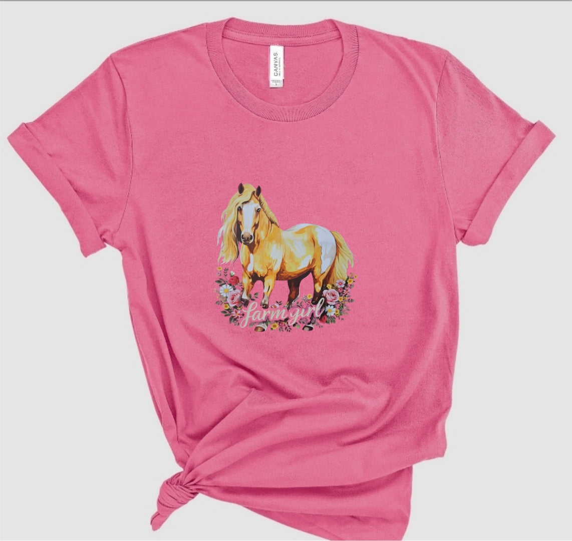 Farm Girl Horse Top