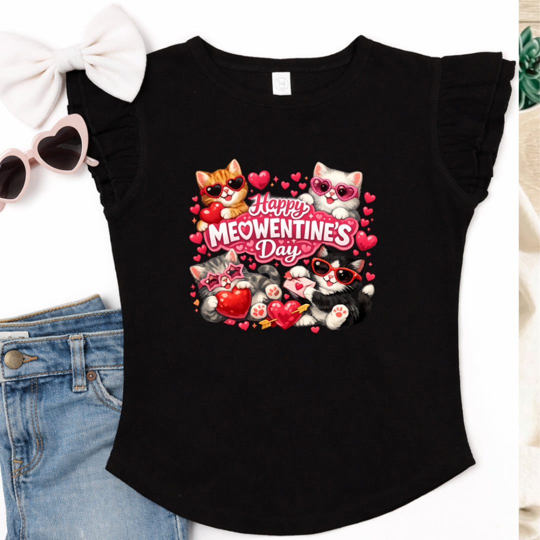 Playful Kitten Valentine Shirt