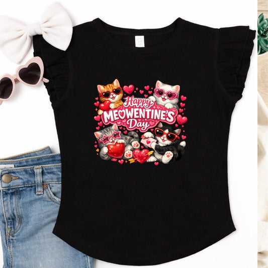 Playful Kitten Valentine Shirt