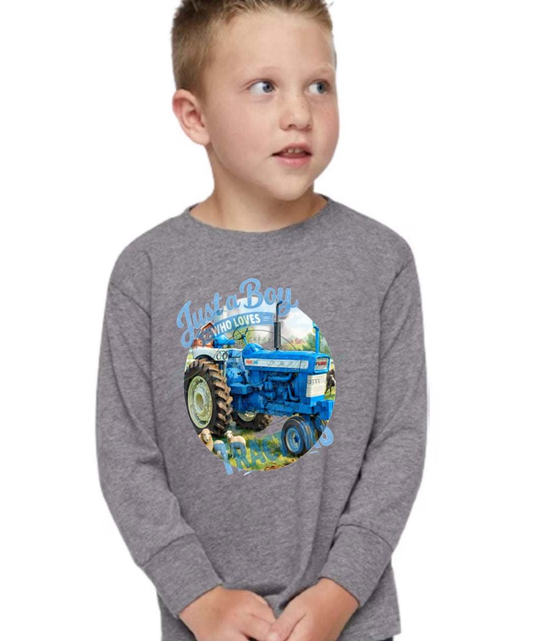 Just A Boy Who Loves Tractors 🚜 💙