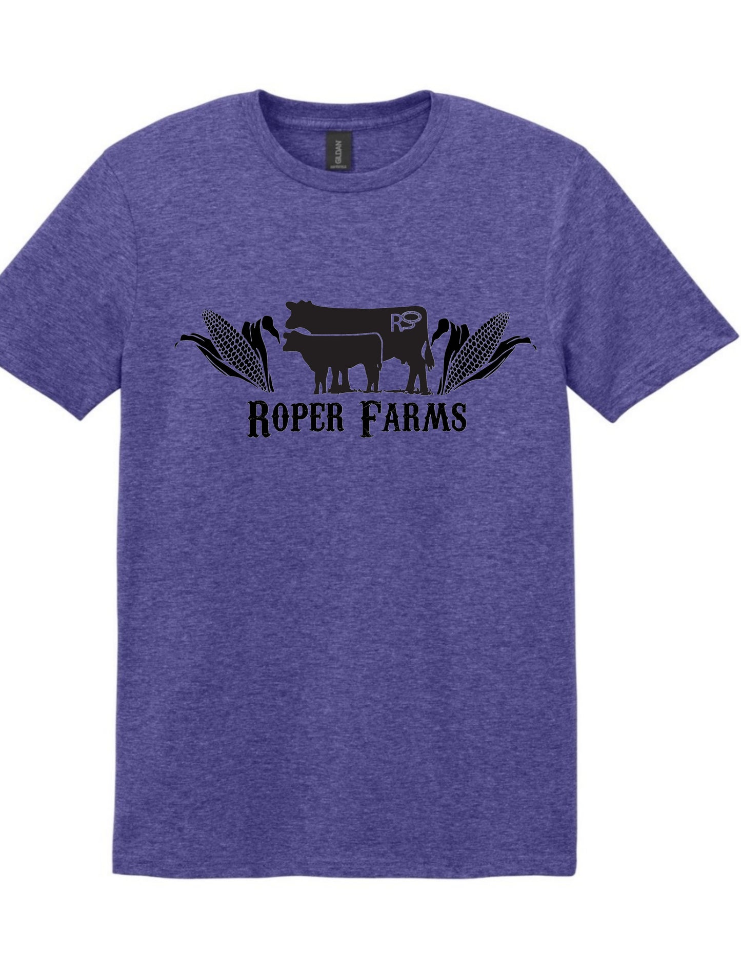 Roper Farms Gildan T-Shirt - Black Logo