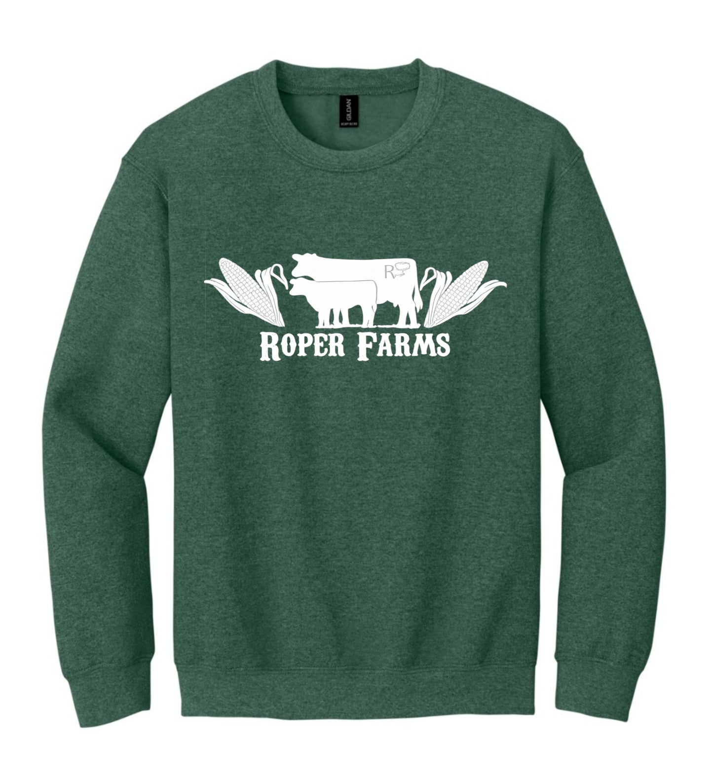Roper Farms Crewneck - White Logo