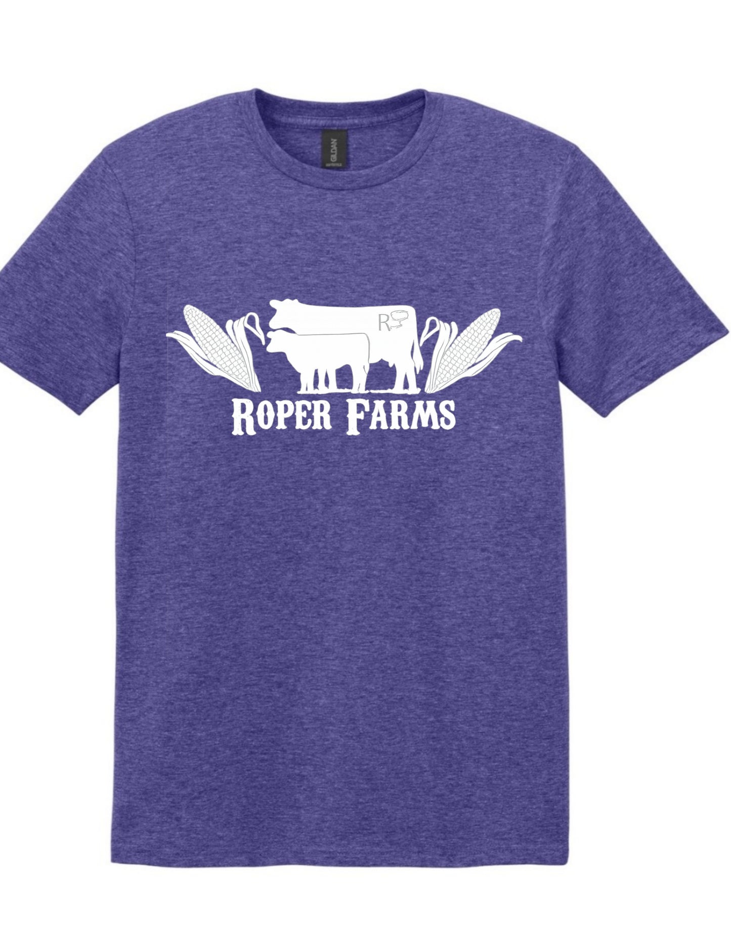Roper Farms Gildan T-Shirt - White Logo