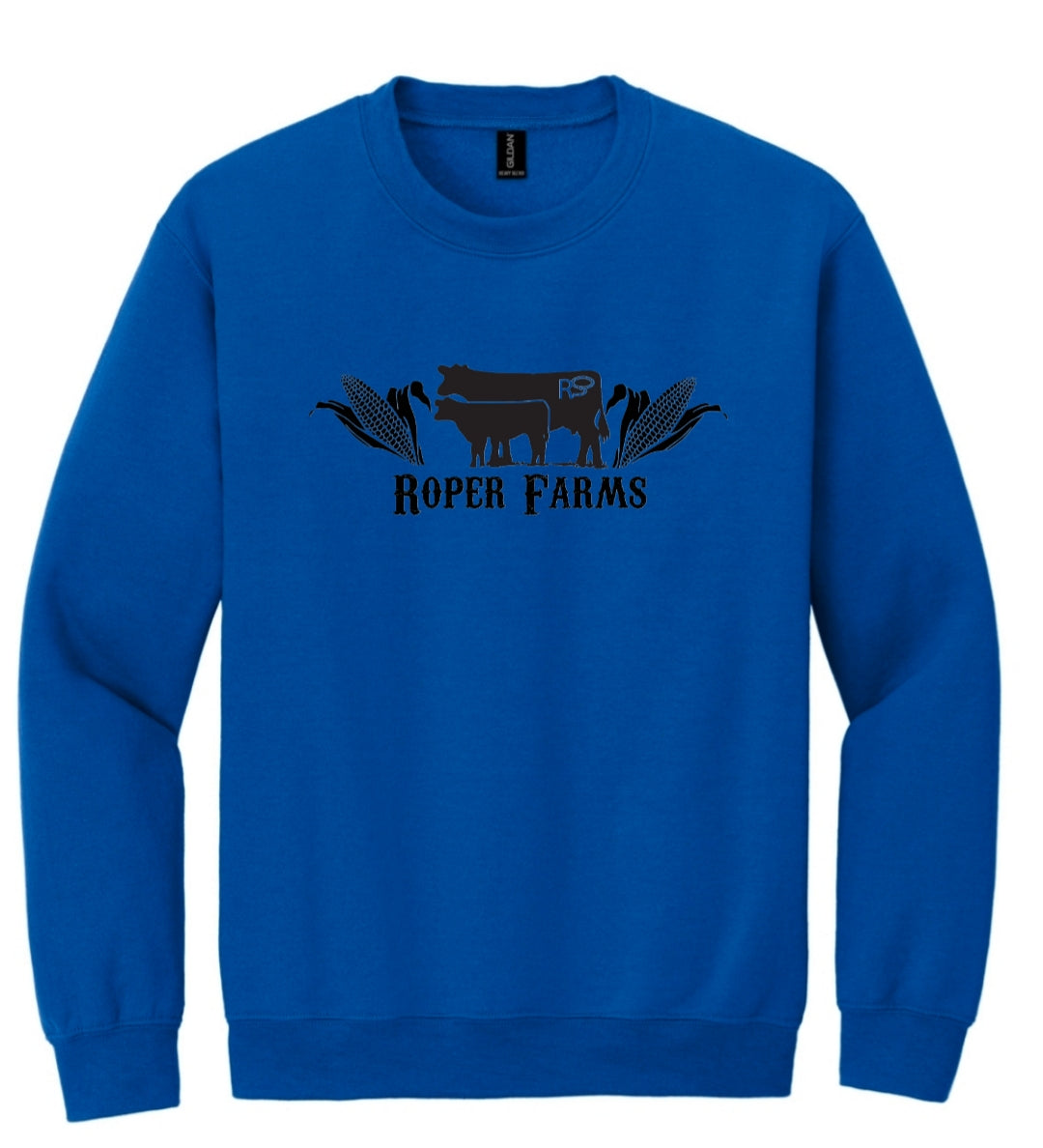 Roper Farms Crewneck - Black Logo