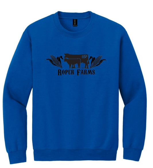 Roper Farms Crewneck - Black Logo