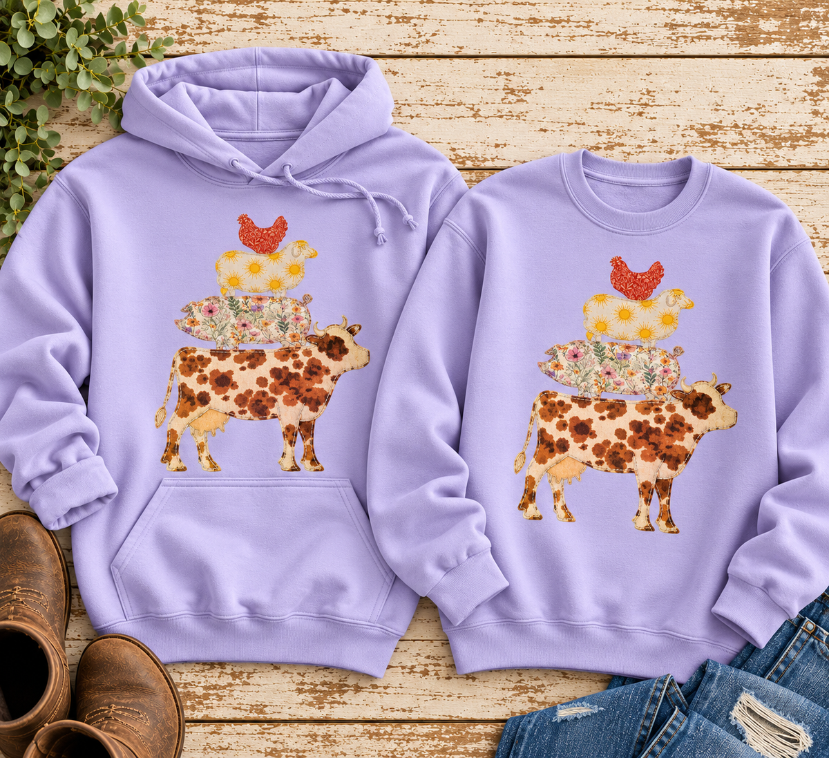 Farm Animal Stack Top